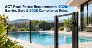 ACT Pool Fence Requirements 2026: Barrier, Gate & 2028 Compliance Rules