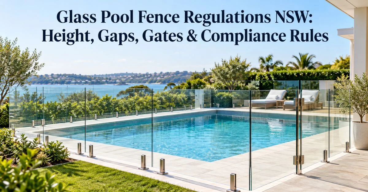 Glass Pool Fence Regulations NSW: Height, Gaps, Gates & Compliance Rules 1 Glass Pool Fence Regulations NSW: Compliance Rules